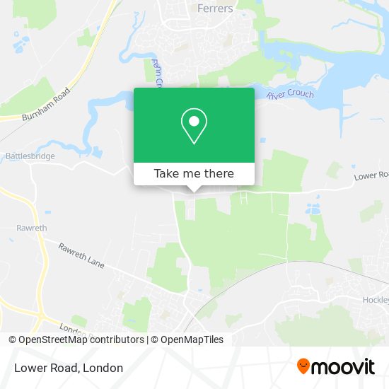 Lower Road map