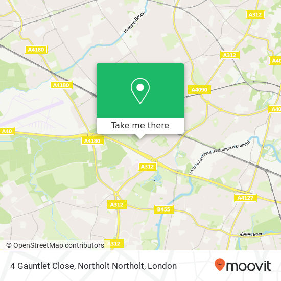 4 Gauntlet Close, Northolt Northolt map