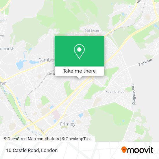 10 Castle Road map