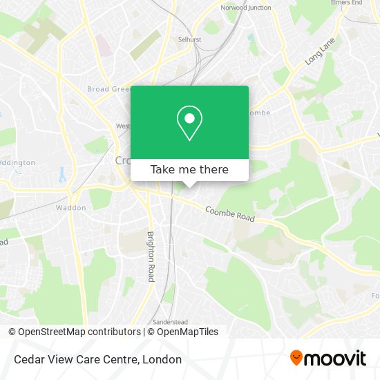 Cedar View Care Centre map