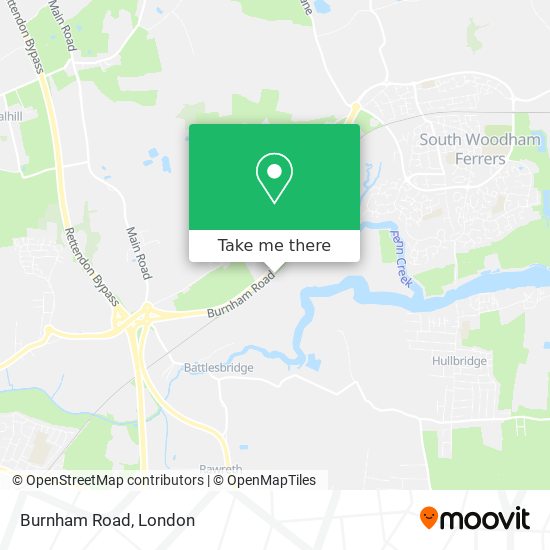 Burnham Road map