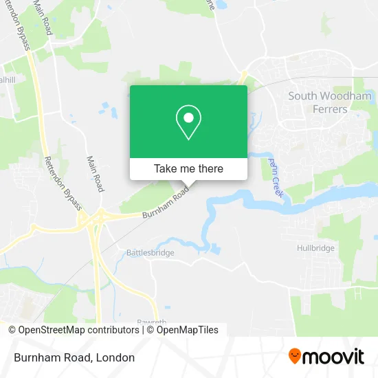 Burnham Road map