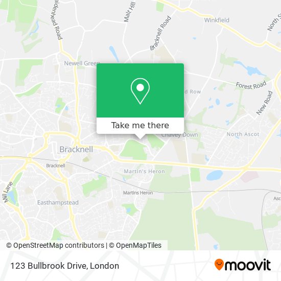123 Bullbrook Drive map