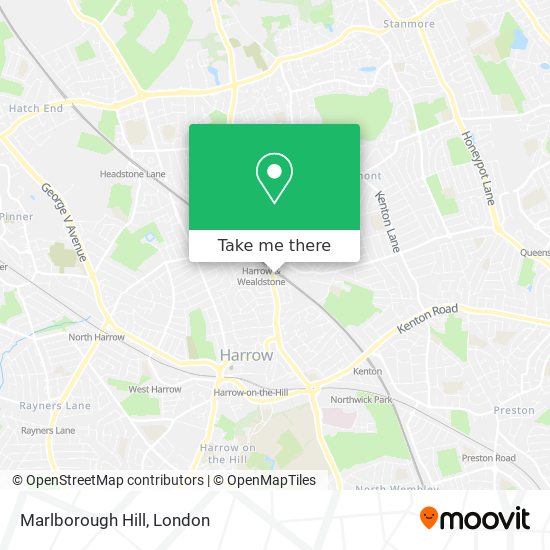 Marlborough Hill map