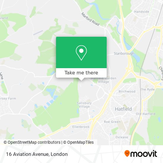 16 Aviation Avenue map