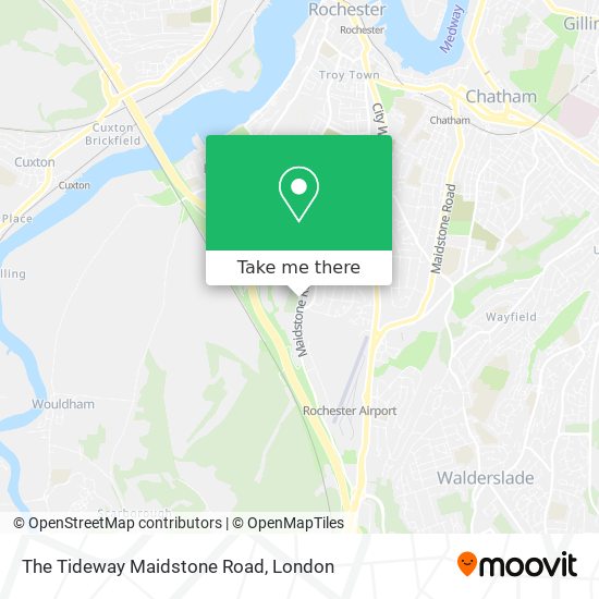 The Tideway Maidstone Road map