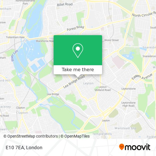 E10 7EA map