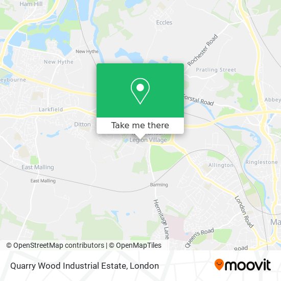 Quarry Wood Industrial Estate map