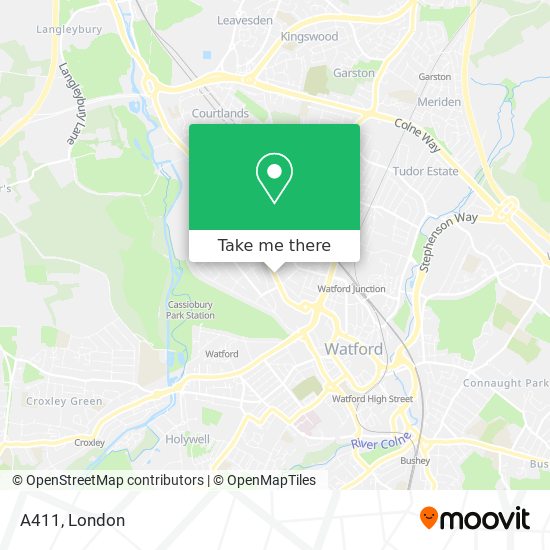 A411 map