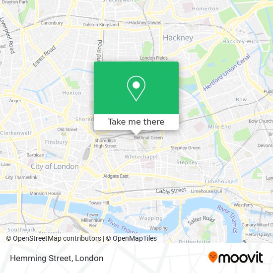Hemming Street map