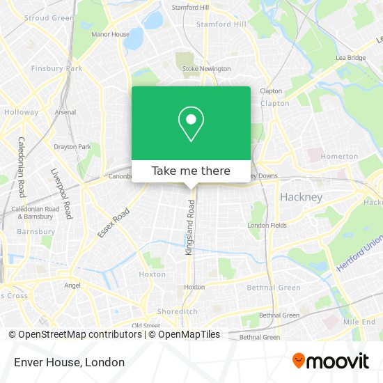 Enver House map