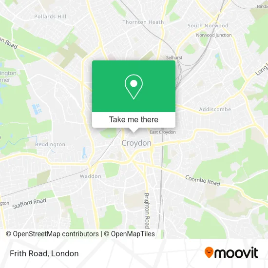 Frith Road map