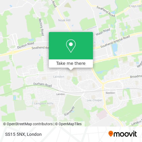 SS15 5NX map