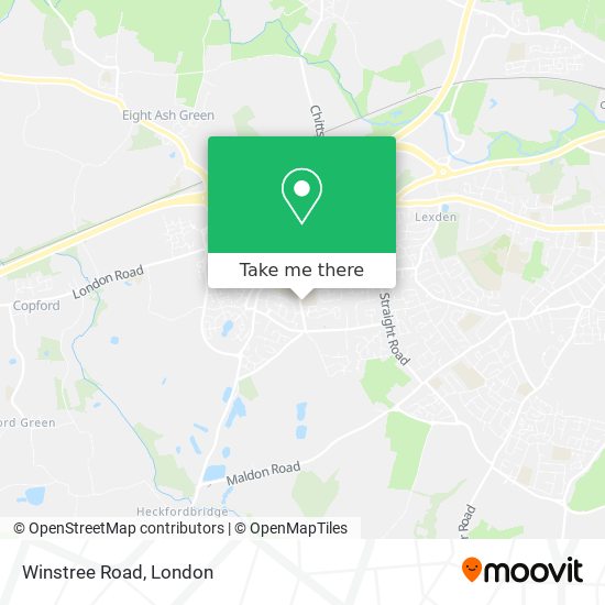 Winstree Road map