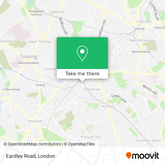 Eardley Road map