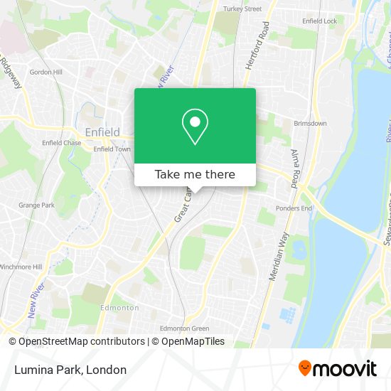 Lumina Park map