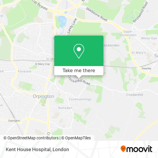 Kent House Hospital map