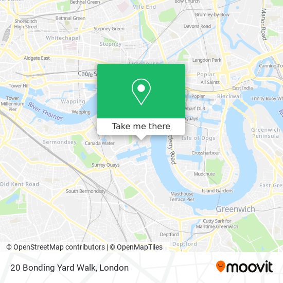 20 Bonding Yard Walk map