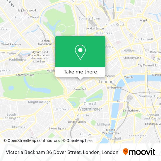 Dover Street London Map How To Get To Victoria Beckham 36 Dover Street, London In Mayfair By Bus,  Tube Or Train?