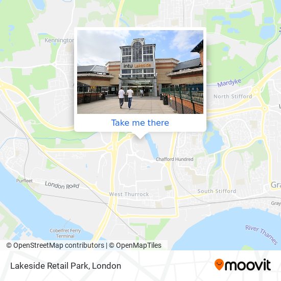 Lakeside Retail Park map