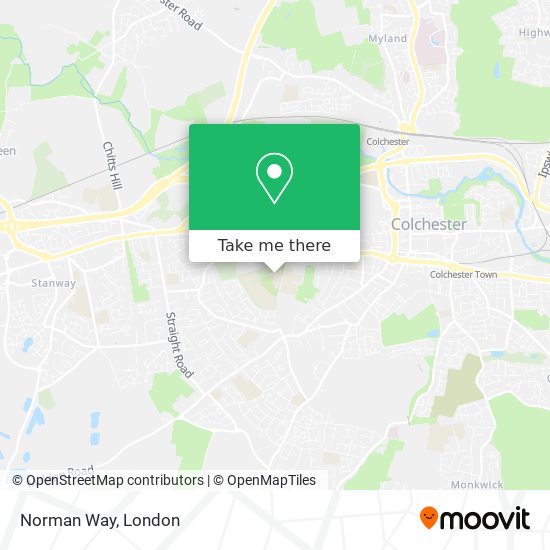 Norman Way map