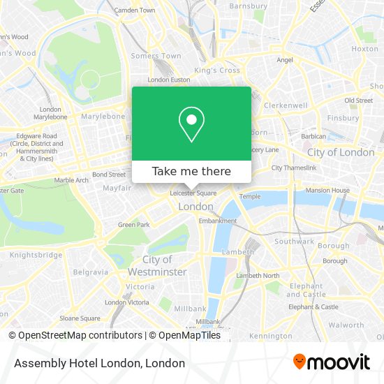 Assembly Hotel London map