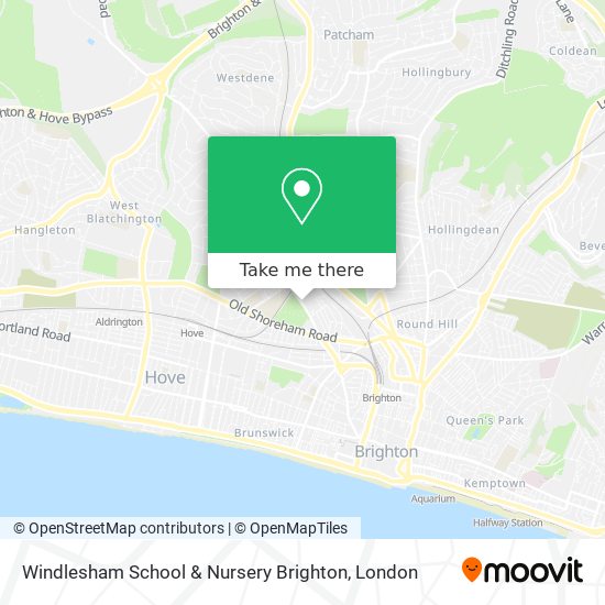 Windlesham School & Nursery Brighton map