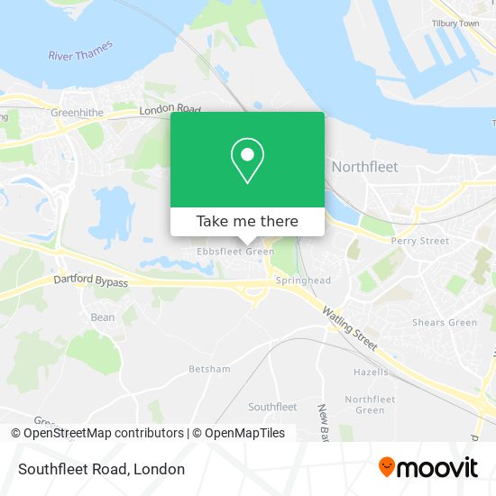 Southfleet Road map