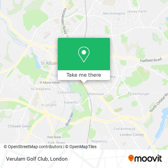 Verulam Golf Club map