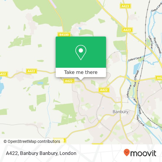 A422, Banbury Banbury map