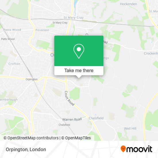 Orpington map