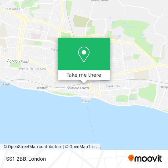 SS1 2BB map