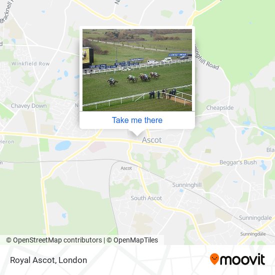 Royal Ascot map