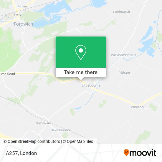 A257 map