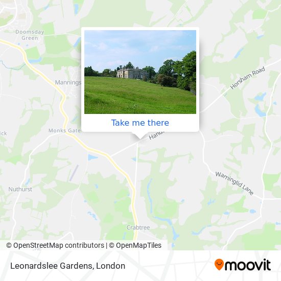 Leonardslee Gardens map