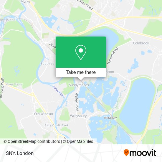 SNY map