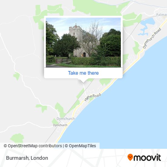 Burmarsh map