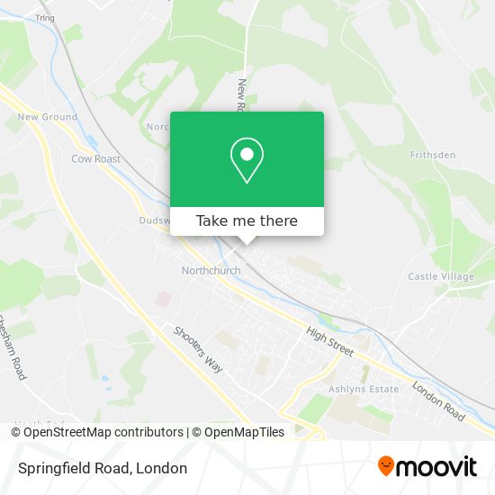 Springfield Road map
