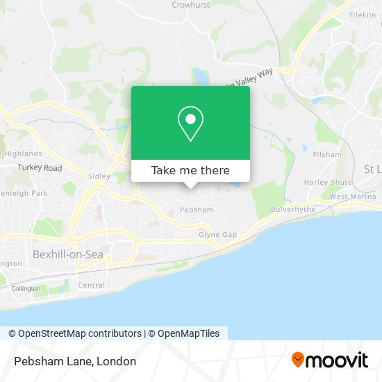 Pebsham Lane map