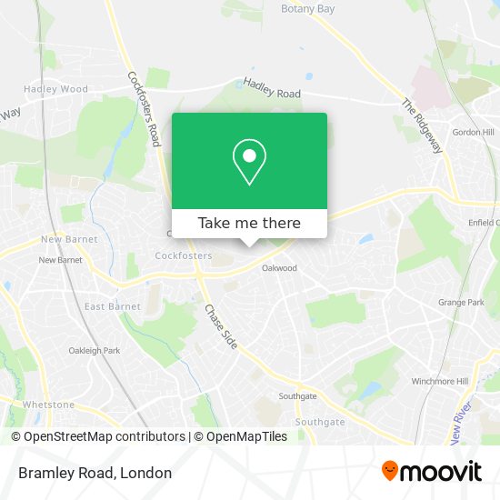 Bramley Road map