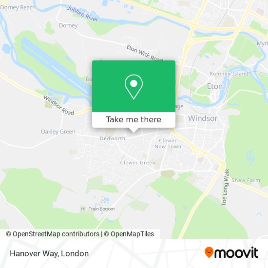 Hanover Way map