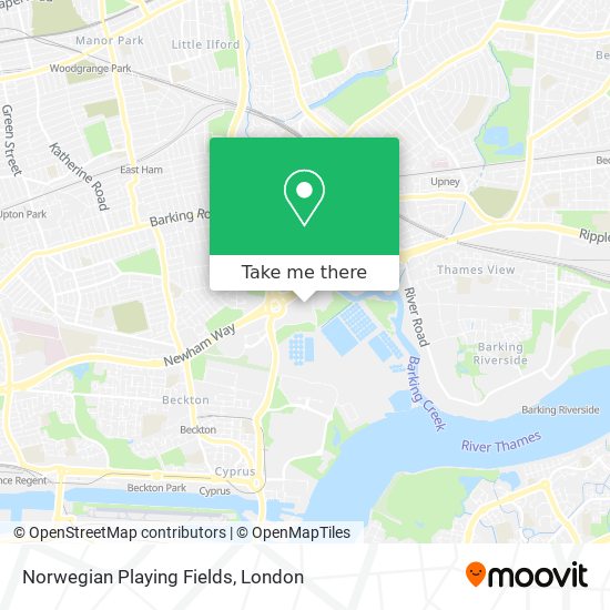 Norwegian Playing Fields map