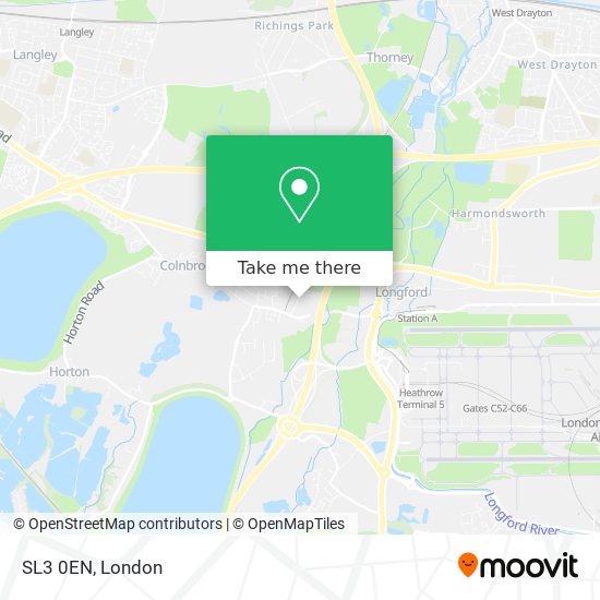 SL3 0EN map