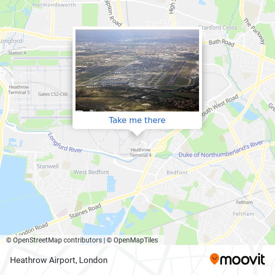Heathrow Airport map