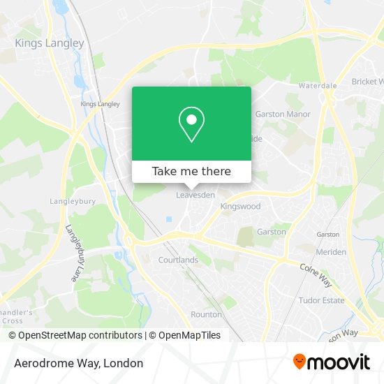 Aerodrome Way map