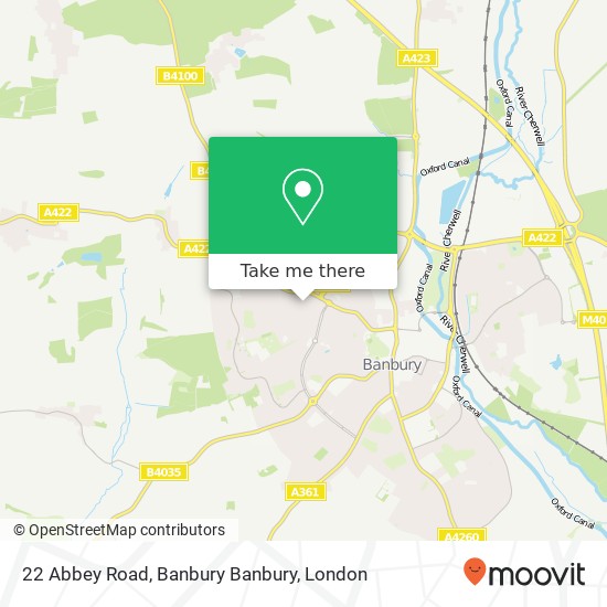 22 Abbey Road, Banbury Banbury map