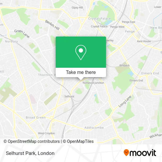 Selhurst Park map