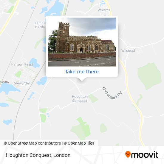 Houghton Conquest map