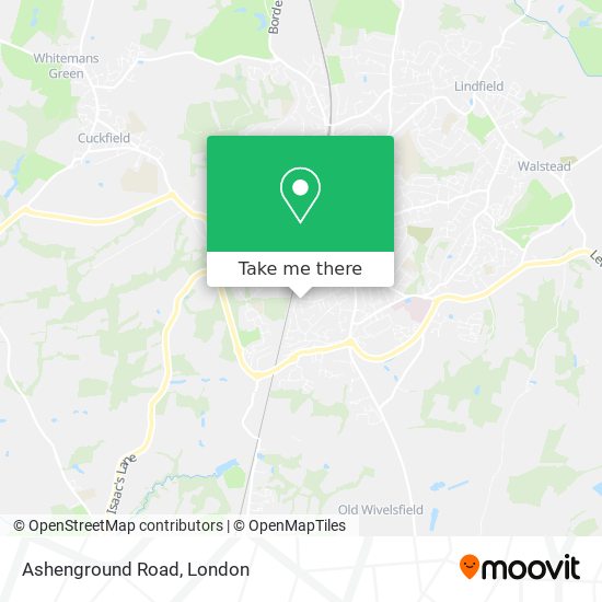 Ashenground Road map