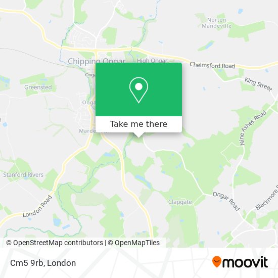 Cm5 9rb map